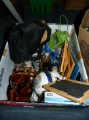 Box containing Shaving Mug - Ornaments - Glassware etc