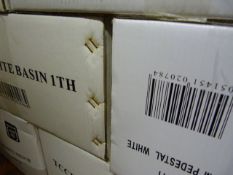 *BB Victoria Cloakroom Wash Hand Basin with Pedestal