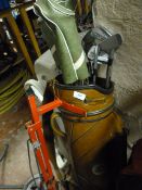 Set of Wilson Irons in Dunlop Carry Bag & Trolley