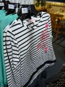 *3 x Black and White Striped Tops & Pants Aged 6