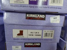 *Kirkland Sheepskin Boots - Chocolate Size 9