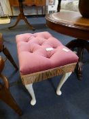 Upholstered Dressing Table Stool