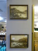 Pair of Framed Prints Depicting Highland Cattle Scenes