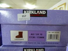 *Kirkland Sheepskin Boots - Chocolate Size 10