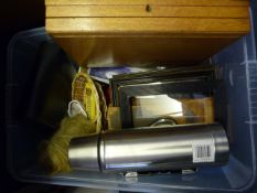 Box containing Cutlery Box - Photo Frames - Glassware etc
