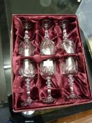 Debenhams Crystal Glass Goblets