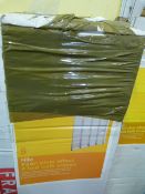 *Pearl Silver Effect 4 Fold Bath Screen