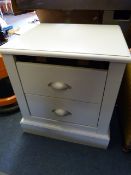 *2 Drawer Grey Cabinet