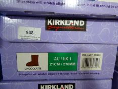 *Kirkland Sheepskin Boots - Chocolate Size 1