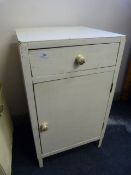 White Painted Bedside Cabinet