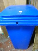 Blue Recycling Bin