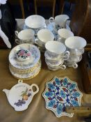 Floral Decorated Tea Set