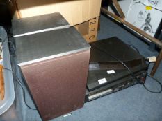 Panasonic Stereo Turntable & Speakers