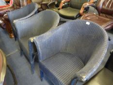 Set of 3 Lloyd Loom Chairs