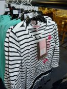 *3 x Black and White Striped Tops & Pants Aged 5