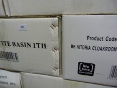 *BB Victoria Cloakroom Wash Hand Basin with Pedestal