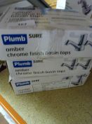 *3 Sets of Plumsure Bath and Basin Taps