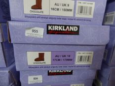 *Kirkland Sheepskin Boots - Chocolate Size 10