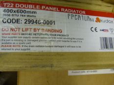 *400 x 600 T22 Double Panelled Radiator