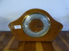 Smiths Oak Mantle Clock Westminster Chime