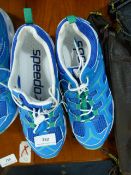 *Pair of Speedo Trainers - Blue & Green Size 4.5