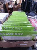 *25 Packs of 2 Postal Boxes 105mm x 275mm
