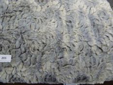 *FAUX FUR REVERSIBLE THROW