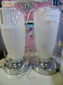 *CLEAR GLASS TOUCH LAMPS