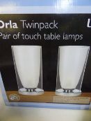 *CLEAR GLASS TOUCH LAMPS