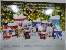 *CHRISTMAS GIFT BAGS ASSORTED 15PK