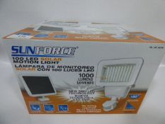 *SUNFORCE 100 LED SOLAR LIGHT