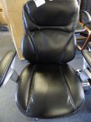 *BLACK LEATHER STUDENT CHAIR
