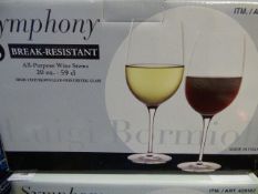 *BREAK RESISTANT WINE GLASS 8PK
