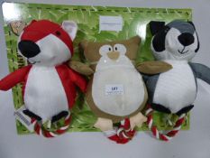 *GENERAL BARKER DOGTOY 3PK