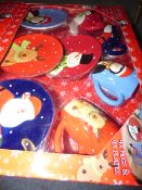 *XMAS MUG/PLATES 8PCE