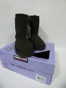 *Pair of Sheepskin Boots Size 11 - Chocolate