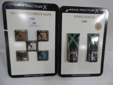 *MAX FACTOR 2 PACK FOUNDATION KIT & MAX FACTOR 5 PACK MONO EYESHADOWS
