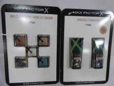 *MAX FACTOR 2 PACK FOUNDATION KIT & MAX FACTOR 5 PACK MONO EYESHADOWS