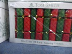 *Box Containing 50 Christmas Crackers