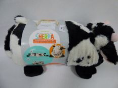 *SNUGGLE ME SHERPA COW BLANKET