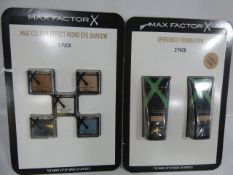 *MAX FACTOR 2 PACK FOUNDATION KIT & MAX FACTOR 5 PACK MONO EYESHADOWS