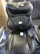 *BLACK LEATHER STUDENT CHAIR