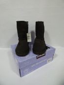 *Pair of Sheepskin Boots Size 1