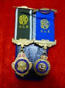Pair of Lodge Medals