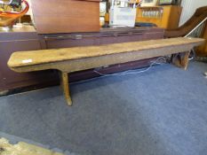 Old Pine School Bench