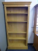Large Pine Bookcase