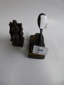 Letter Stamp with Metal Trinket