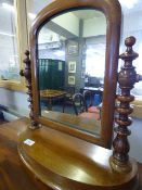 Mahogany Toilet Mirror