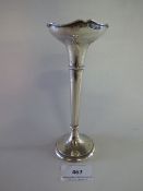 Silver Specimen Vase