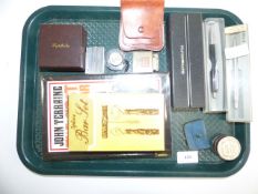 Tray of Lighters - Pens - Crowns etc